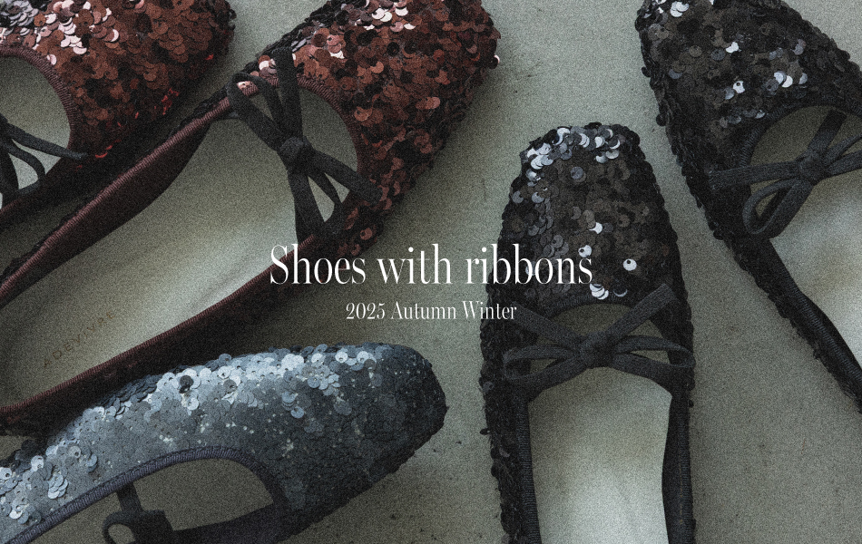 25AW リボンシューズ