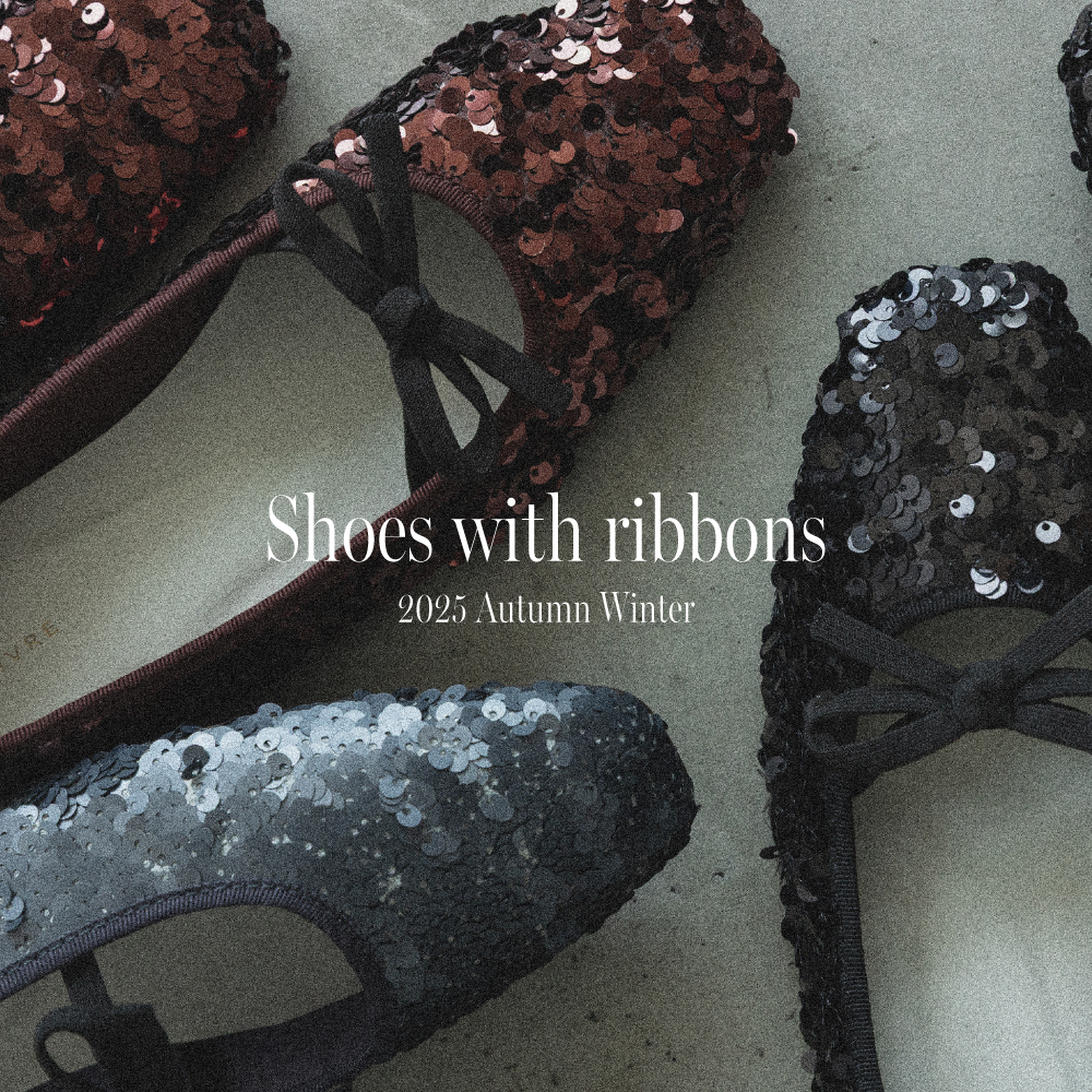 25AW リボンシューズ