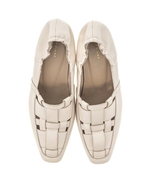 50%OFF】レザーメッシュパンプス | A de Vivre（アドゥ