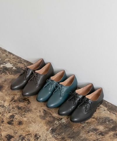 【40%OFF】レザーレースアップシューズ