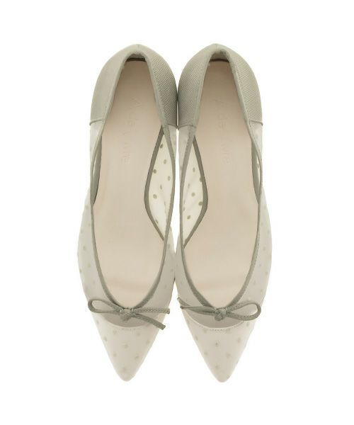 Ade Vivre サステナブル メッシュフラットパンプス 40%OFF】サステナブル メッシュフラットパンプス | A de Vivre