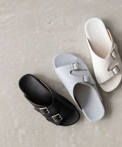 【ALDO】本革レザー・スエード★ お洒落★フットベットサンダル 20%OFF】フットベッドレザーサンダル | A de Vivre（アドゥ