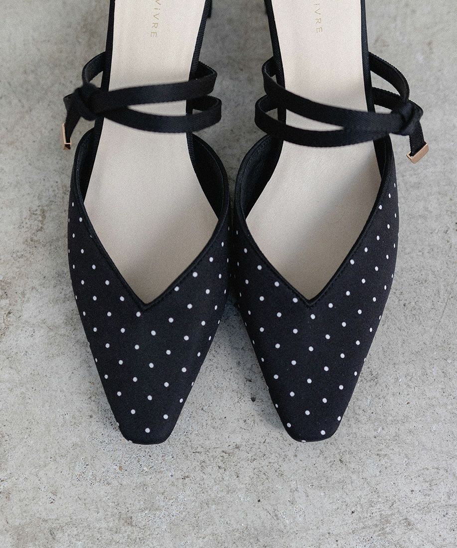 gvda ブラック ミュール 30%OFF】サステナブル Vカットミュール | A de Vivre（アドゥ