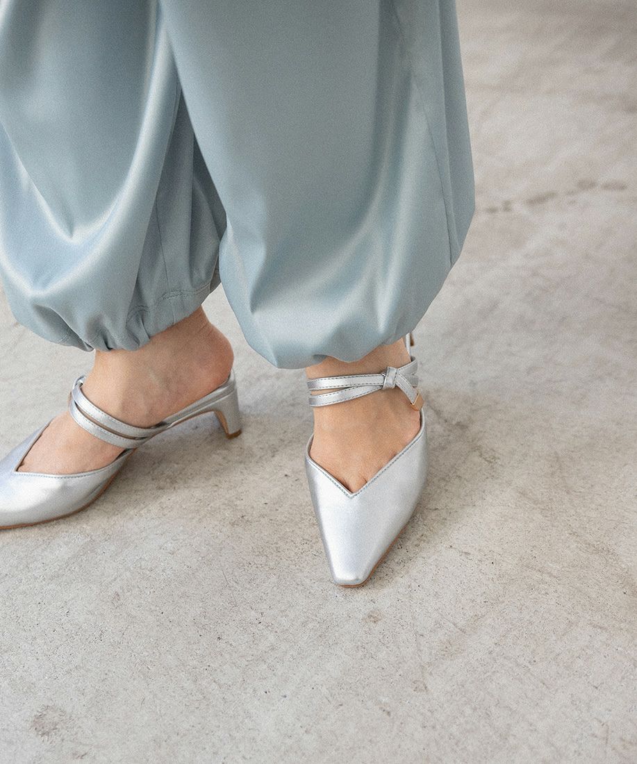 gvda ブラック ミュール ガイモ gaimo Vカットミュール （ブラック） -インポートシューズ公式