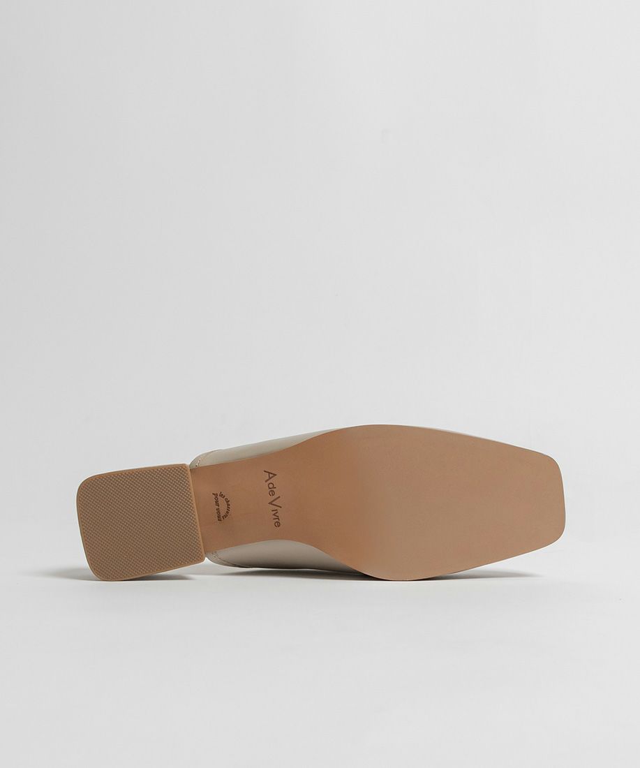 30%OFF】レザーローファーミュール | A de Vivre（アドゥヴィーヴル