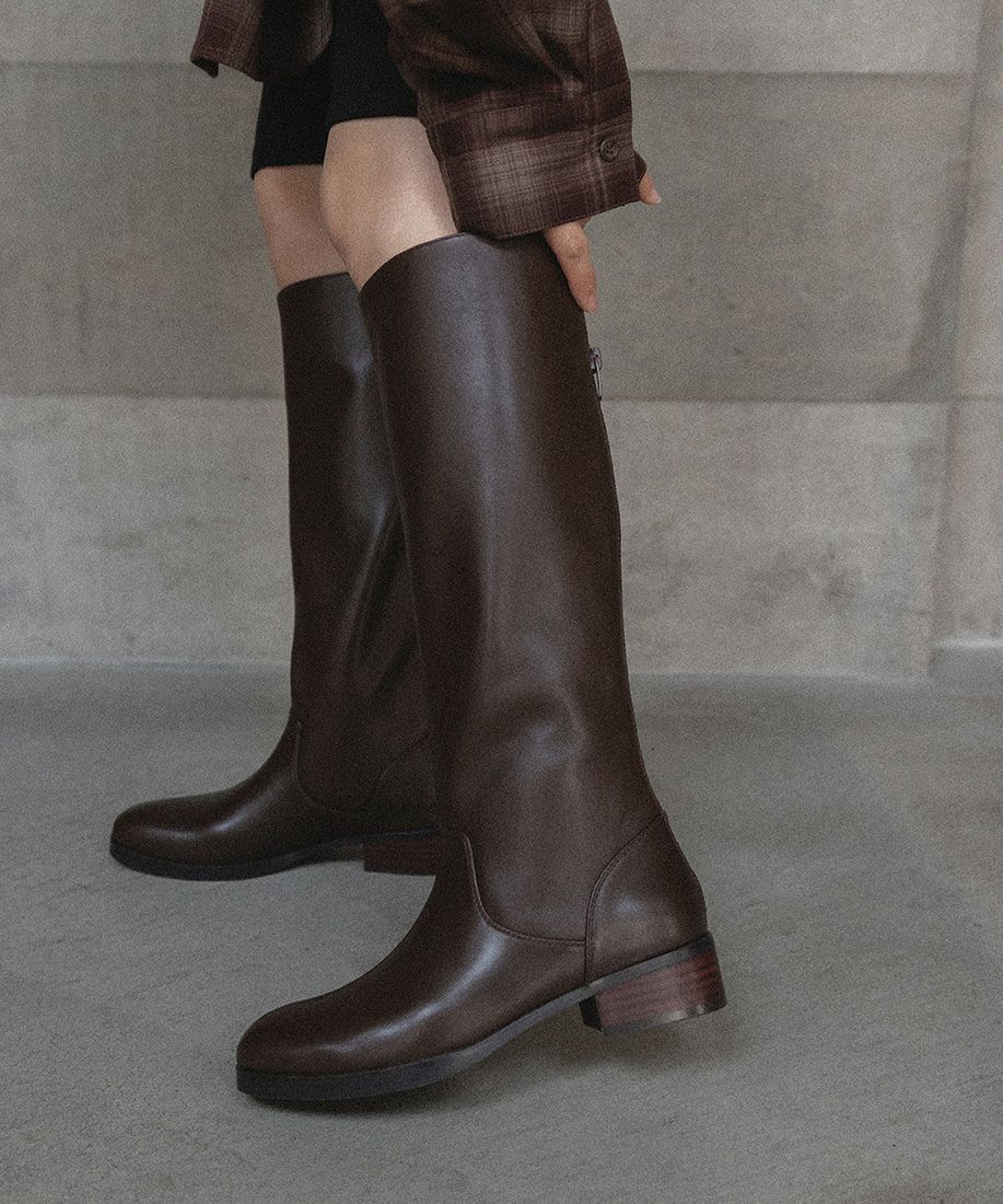 レザー ジョッキーブーツ | A de Vivre（アドゥヴィーヴル）公式