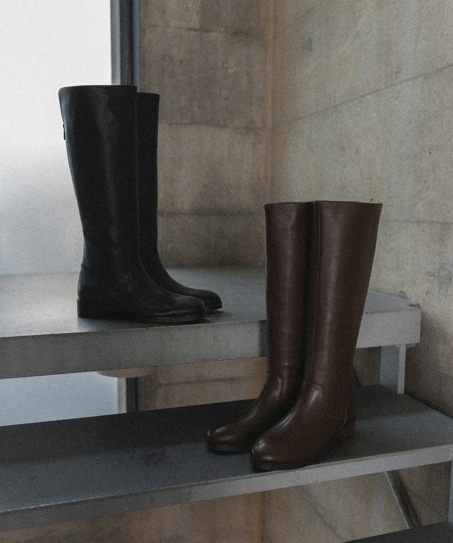 レザー ジョッキーブーツ | A de Vivre（アドゥヴィーヴル）公式